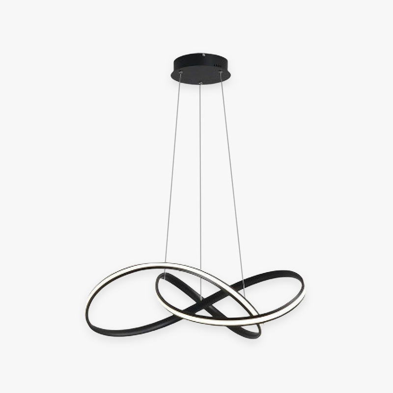 Louise Luminaires Suspension d'anneaux Contemporains Minimaliate, Métal