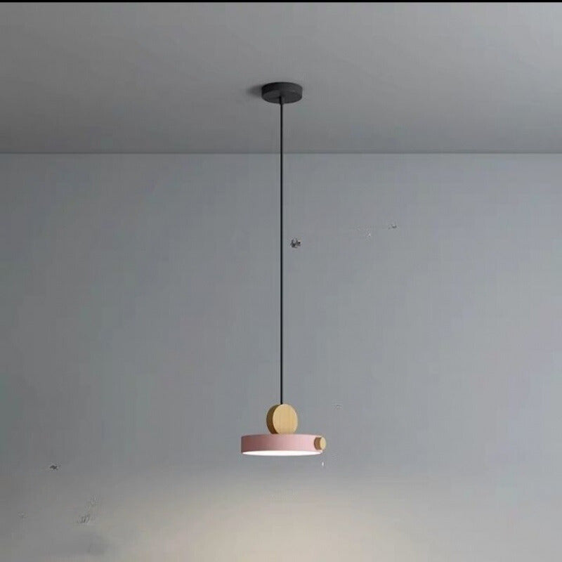 Morandi Design LED Suspension Métal/Acrylique /Bois Salon