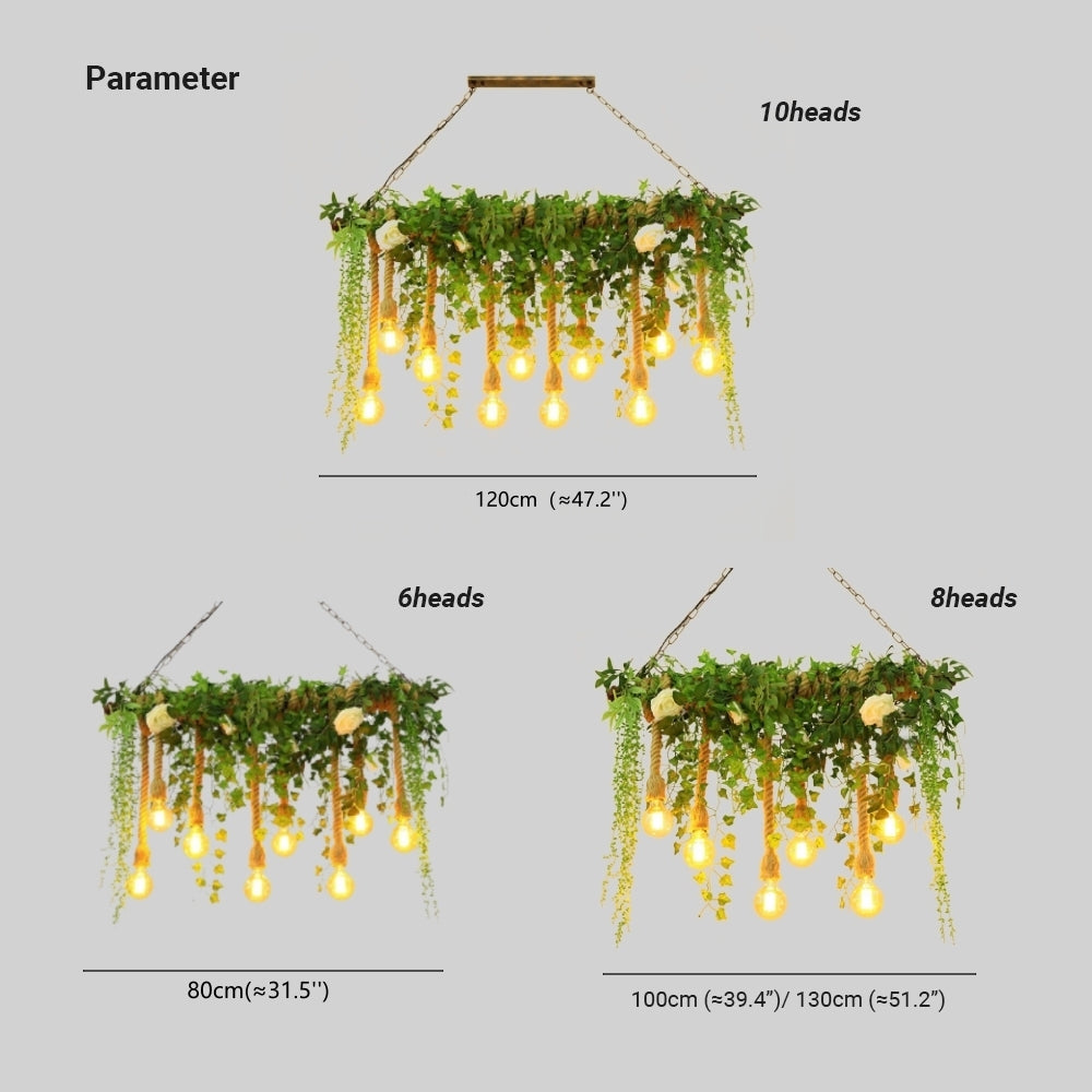 Nest LED Suspension Vert Métal Salle à Manger Chambre à coucher