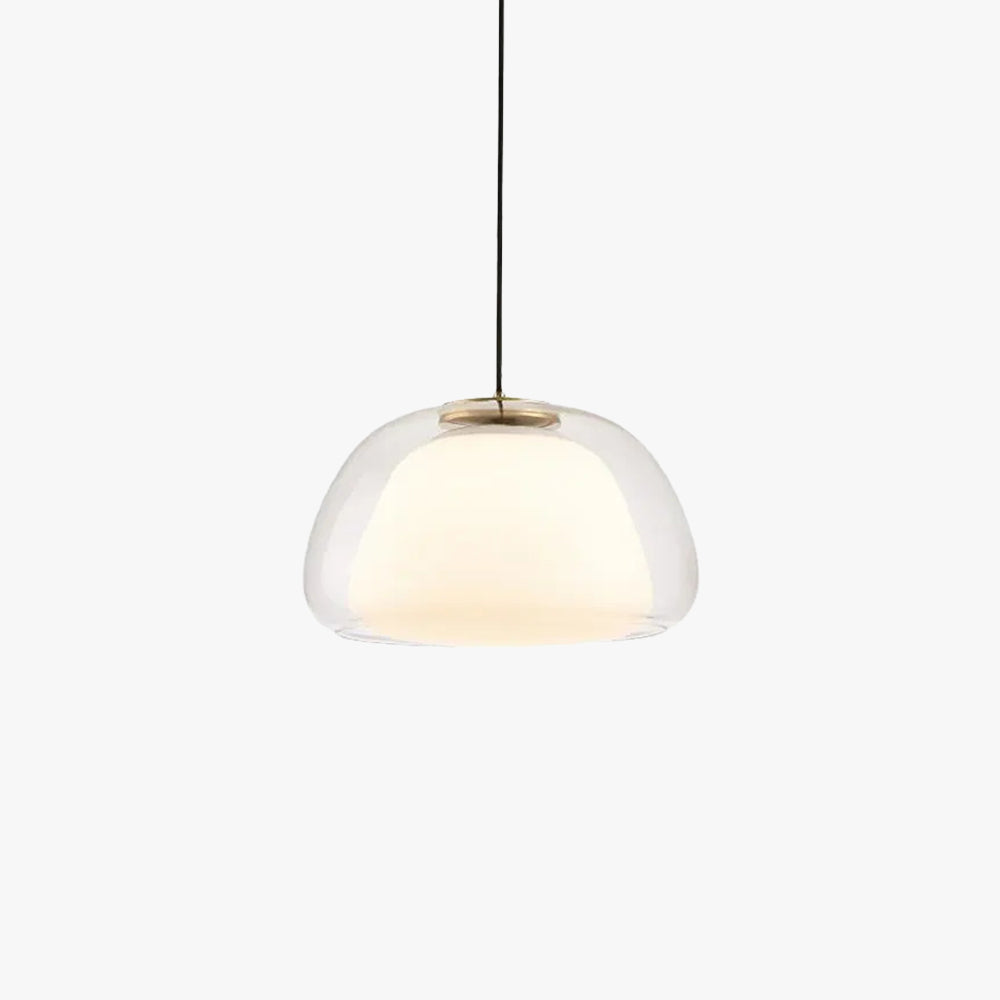 Hailie Moderne LED Suspension Verre Métal Salon