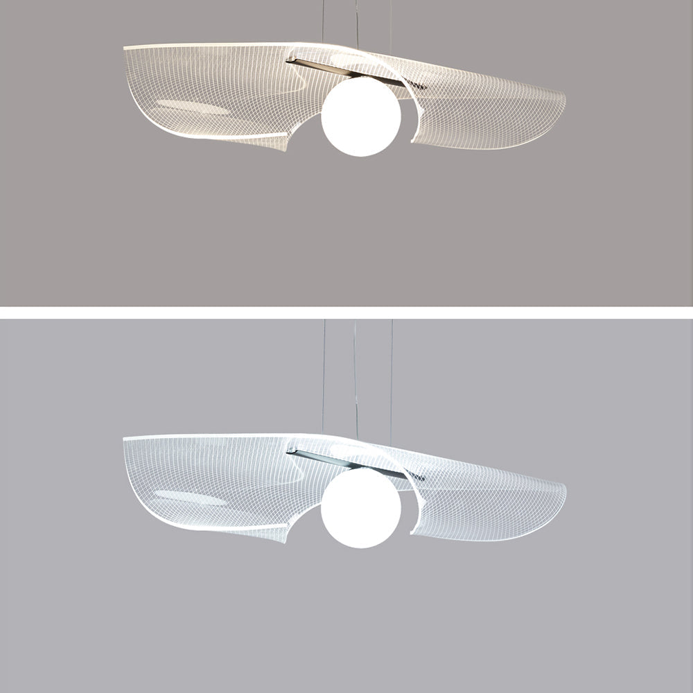 Cairns Suspension LED Minimaliste Acrylique Métal Salon