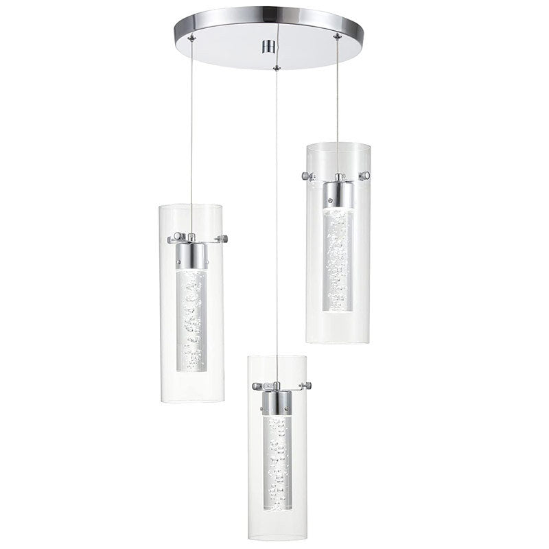 Quinn Moderne Designer Métal Verre Suspension Chambre à Coucher