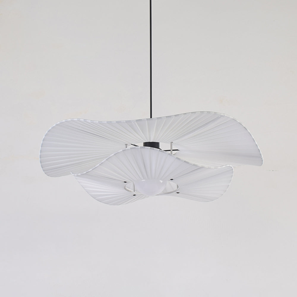 Renée Suspension Petale Retro, Metal/Tissu, Blanc, Chambre à Coucher