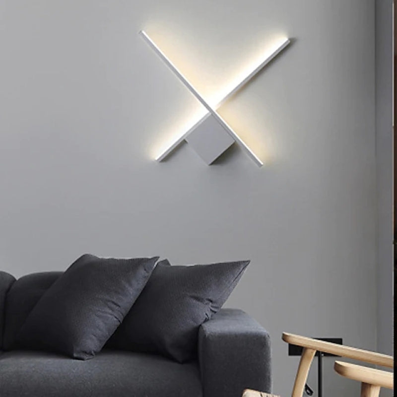 Edge Applique Murale LED créatives modernes en fer forgé pour chambre à coucher, salon