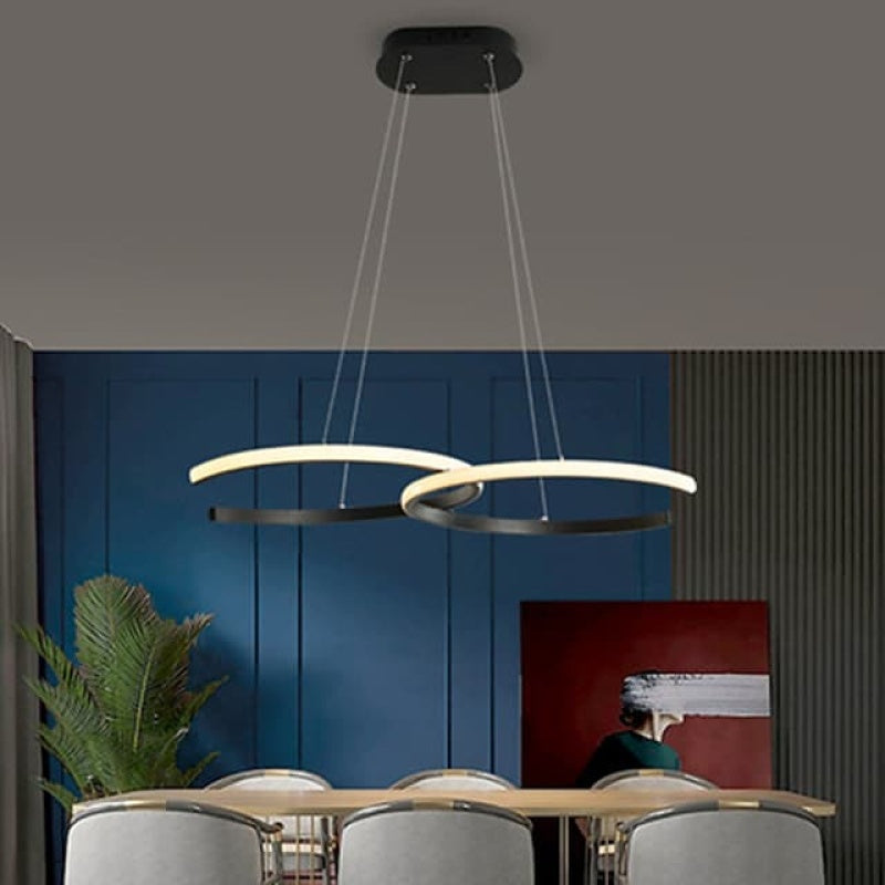 Louise Luminaires suspension  de lumière pendante de l'anneau LED pour la salle à manger