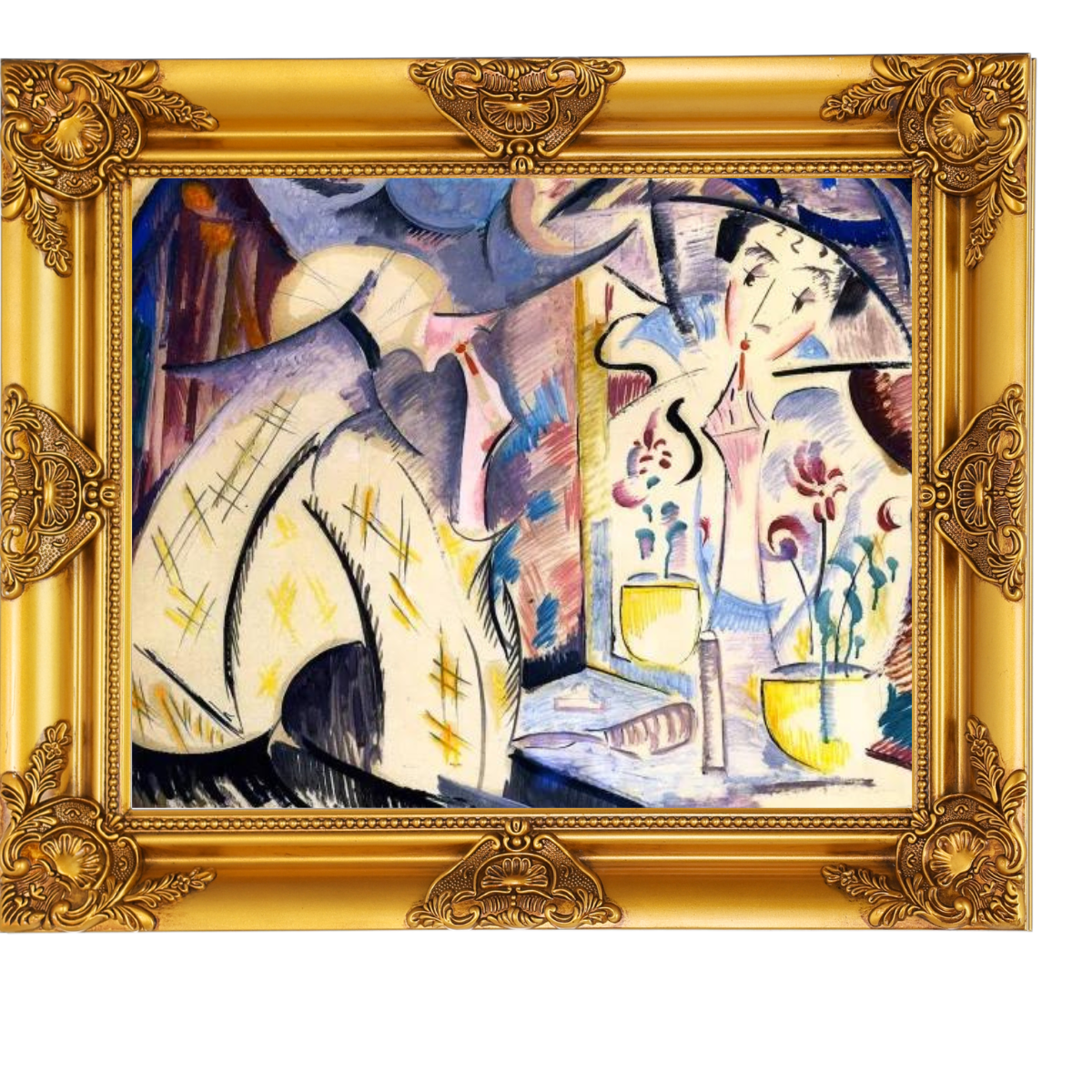 Woman at Her Dressing Table- Impressions d'Art Mural Vintage pour le Salon