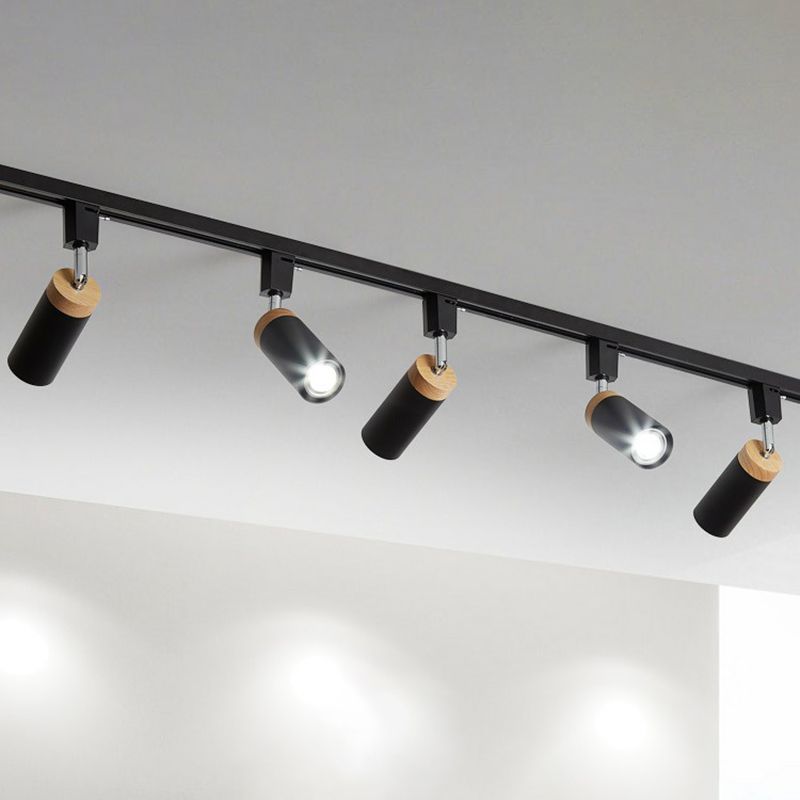 Haney Moderne LED Plafonnier Noir/Blanc Métal Salon Chambre à coucher