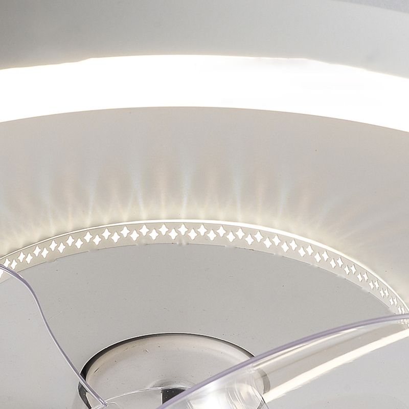 Quinn Ventilateur de Plafond Blanc, Double Lumière, D40/50CM