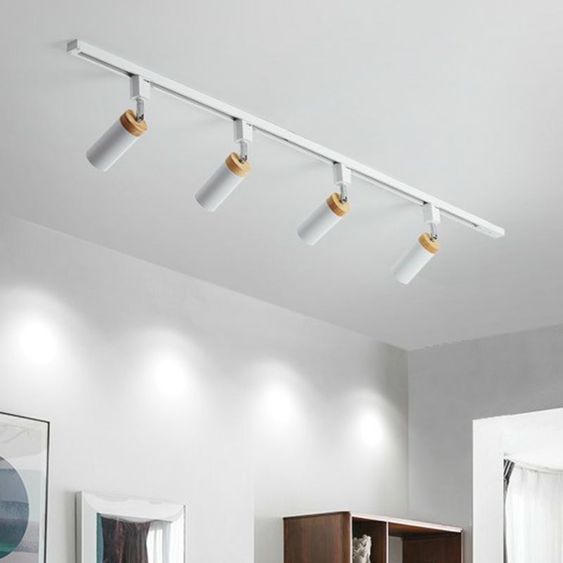 Haney Moderne LED Plafonnier Noir/Blanc Métal Salon Chambre à coucher