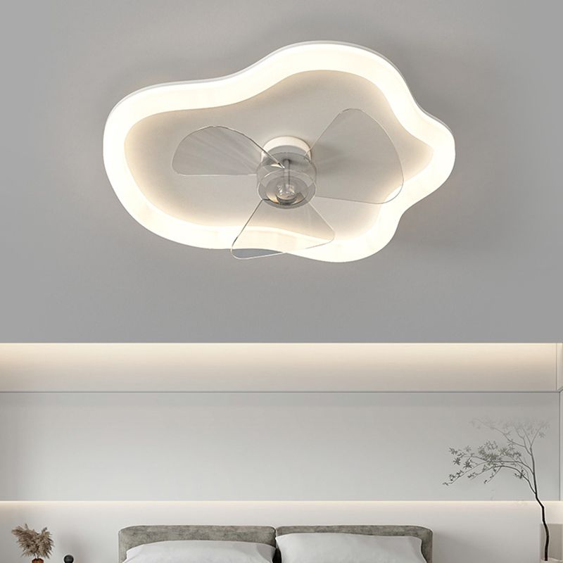 Minori Ventilateur de Plafond LED en forme de Nuage, D46/60CM
