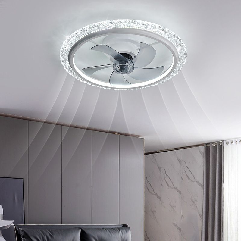 Kirsten Ventilateur de Plafond avec 2 Lumières, 2 Couleurs, D 50CM/60CM