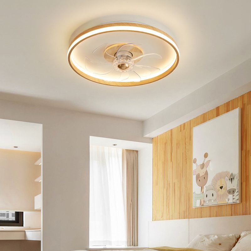 Ozawa Ventilateur de Plafond Lumineux, Double Lumière, 2 Couleurs/Styles, D50CM