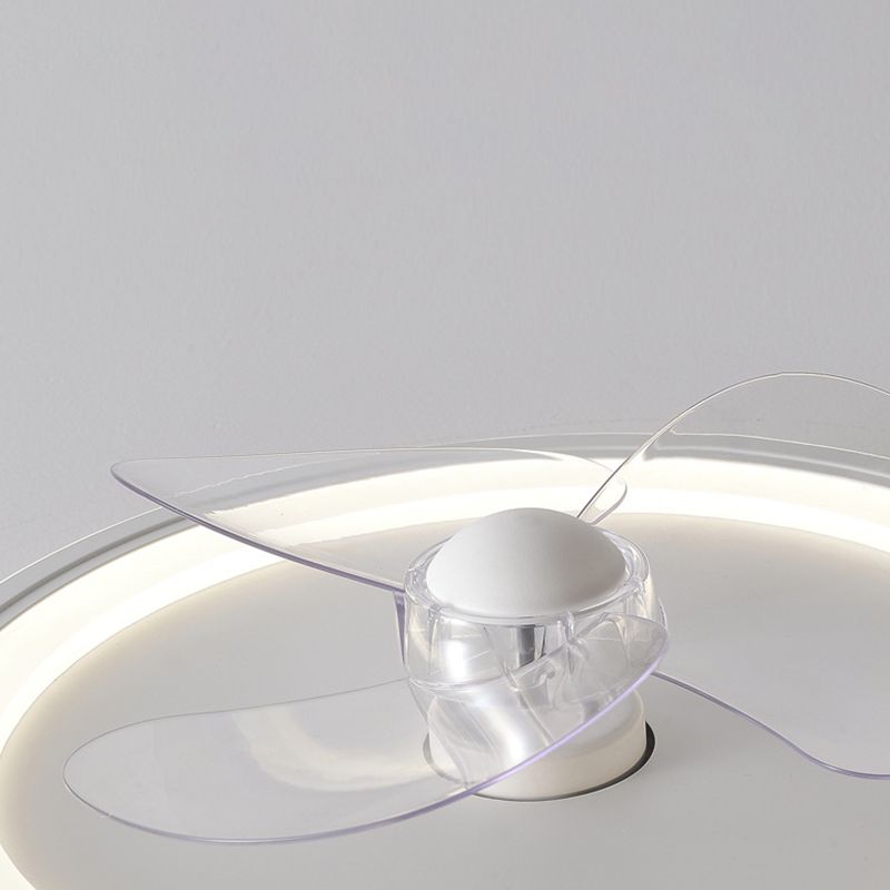 Edge Ventilateur de Plafond LED Blanc en forme d'Anneau, D40/50CM