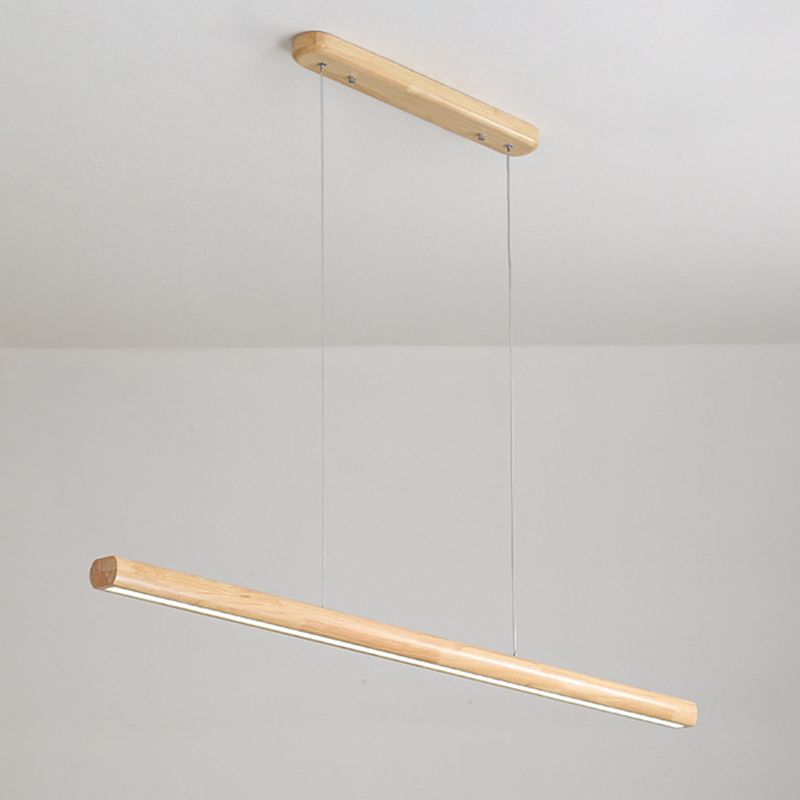 Ozawa Moderne LED Suspension Métal Bois Chambre à coucher Salon