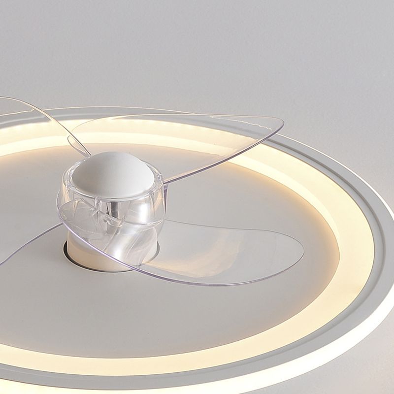 Edge Ventilateur de Plafond LED Blanc en forme d'Anneau, D40/50CM