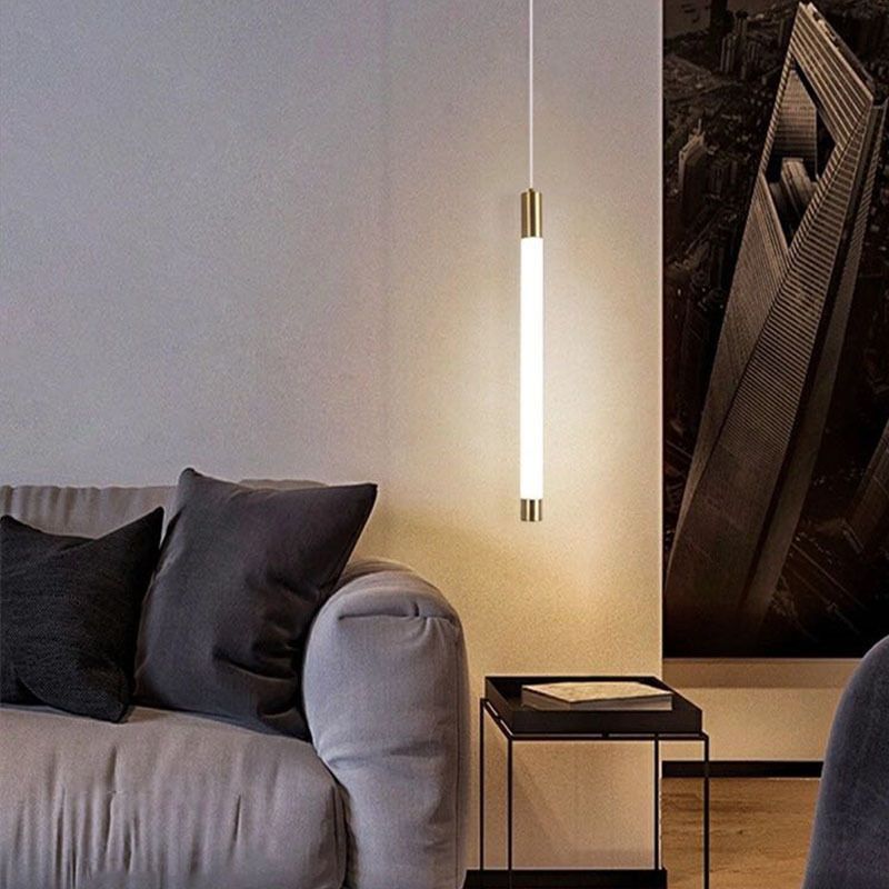 Edge Linénaire LED Suspension Blanc Acrylique Salon Chambre à coucher