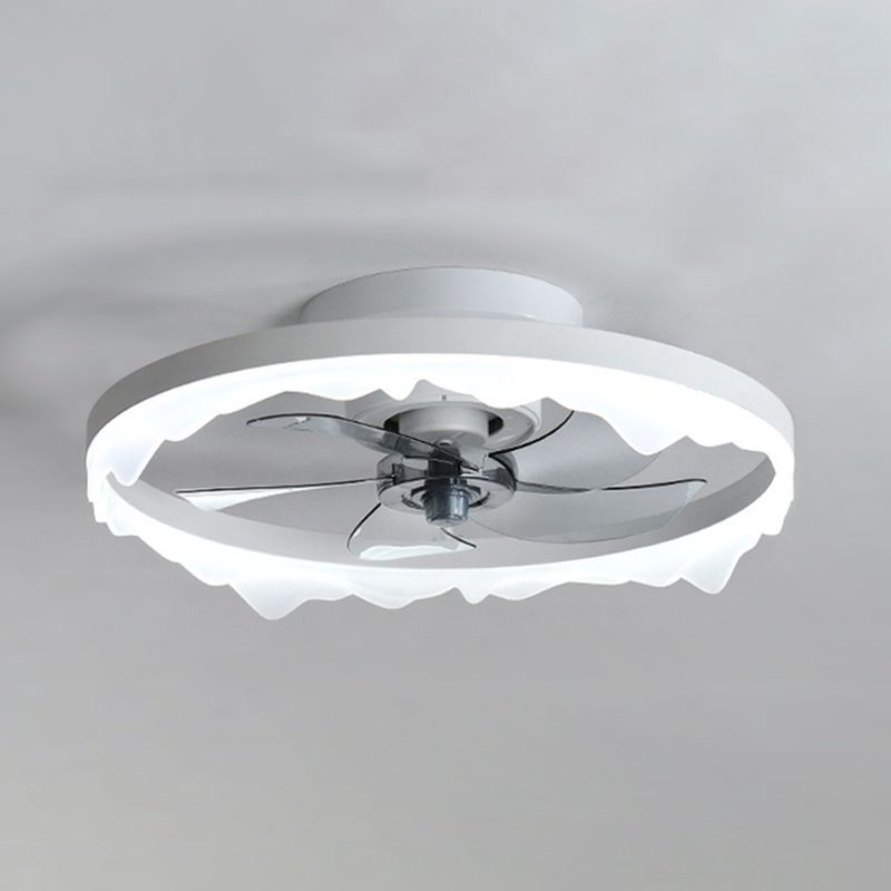 Herbert Ventilateur de Plafond, Blanc &  Noir, 50CM