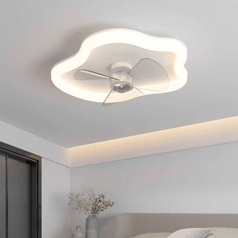 Minori Ventilateur de Plafond LED en forme de Nuage, D46/60CM