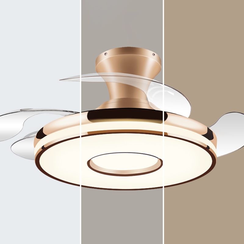 Quinn Ventilateur de Plafond LED, 2 Couleurs, D91/108/122CM