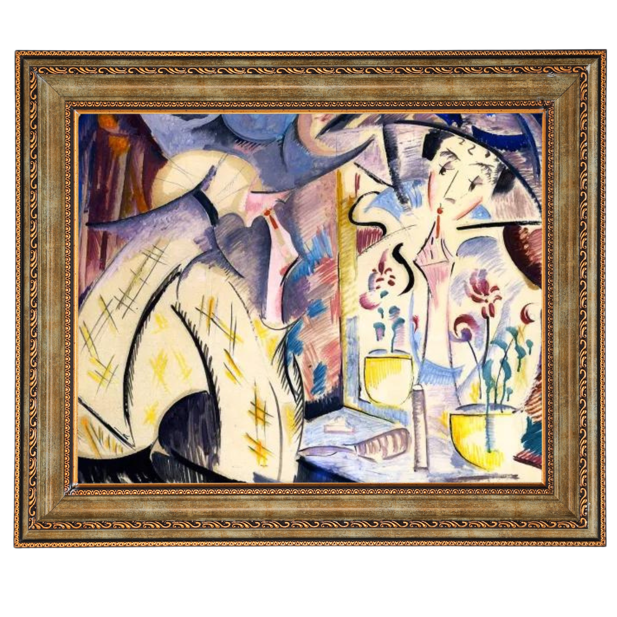 Woman at Her Dressing Table- Impressions d'Art Mural Vintage pour le Salon