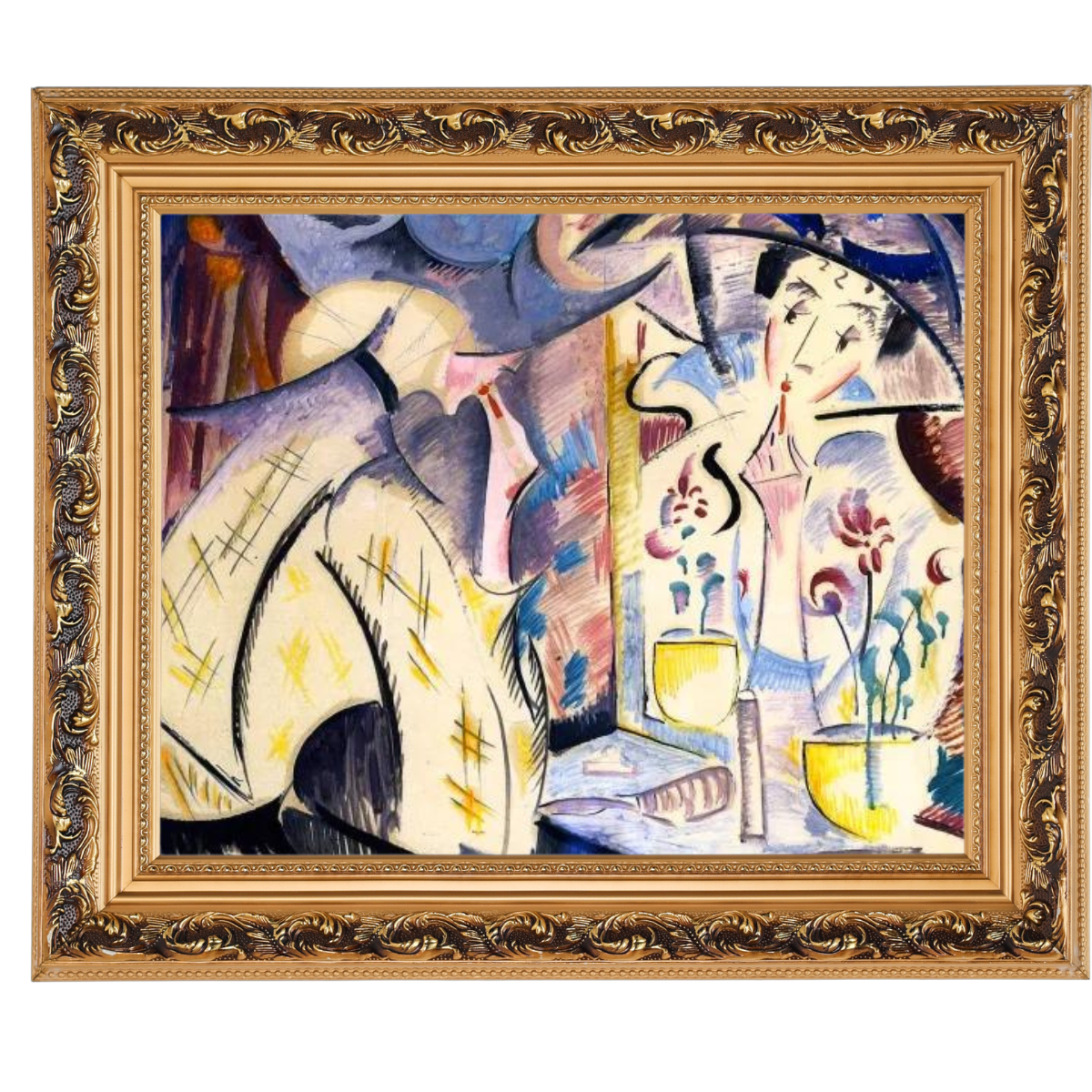 Woman at Her Dressing Table- Impressions d'Art Mural Vintage pour le Salon