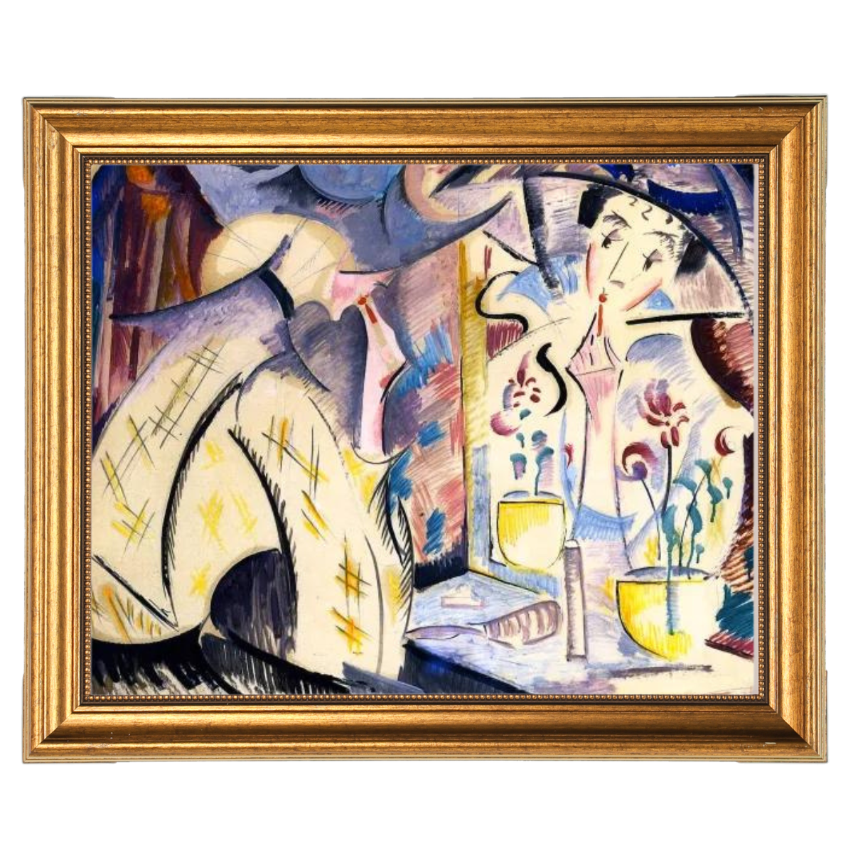 Woman at Her Dressing Table- Impressions d'Art Mural Vintage pour le Salon