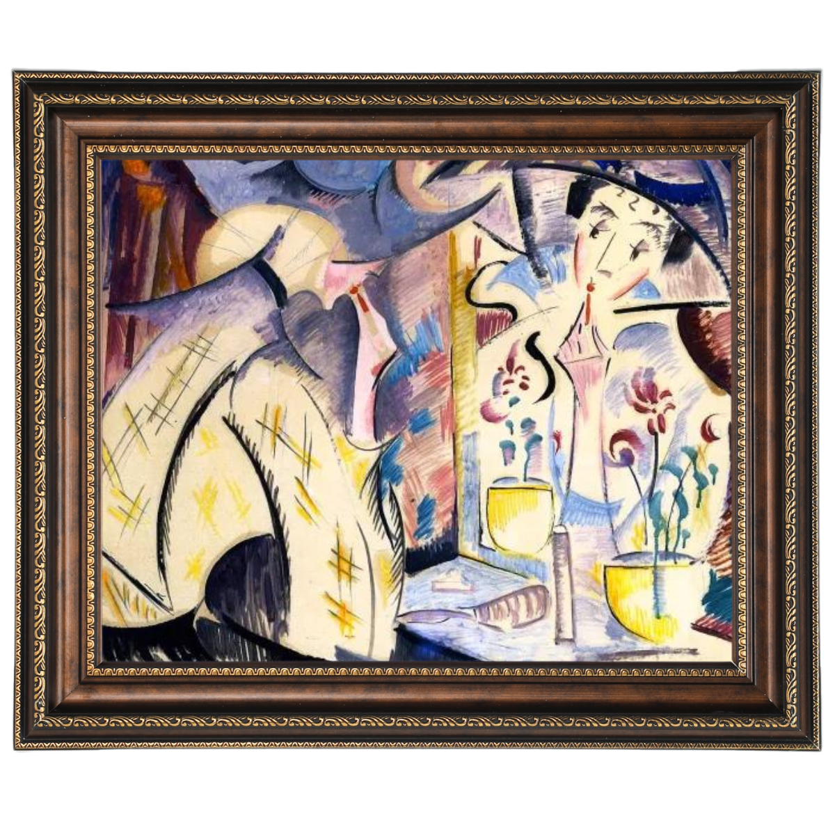 Woman at Her Dressing Table- Impressions d'Art Mural Vintage pour le Salon