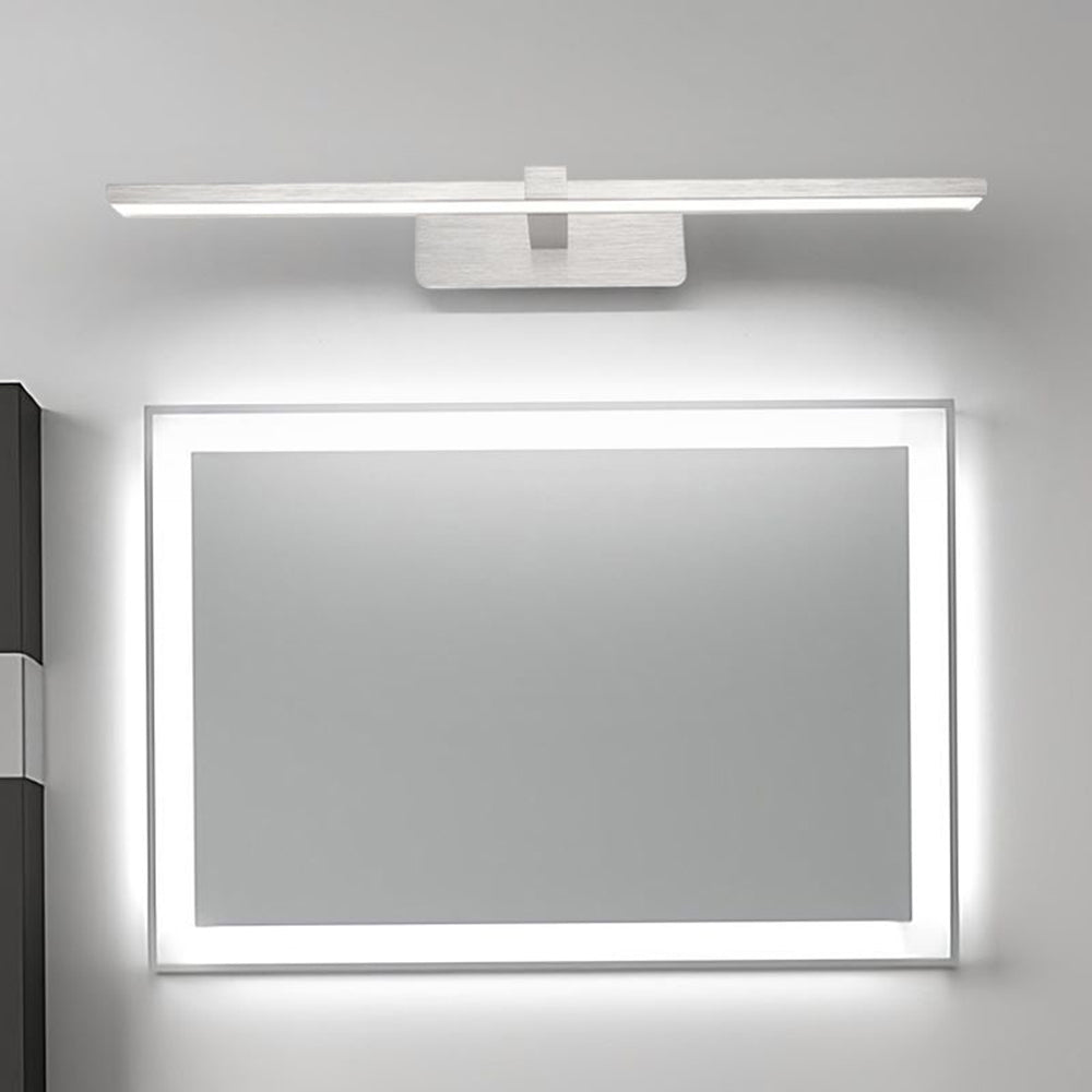 Leigh Simple LED Applique Murale Linéaire Moderne Métal/Acrylique Argent Salle de Bain