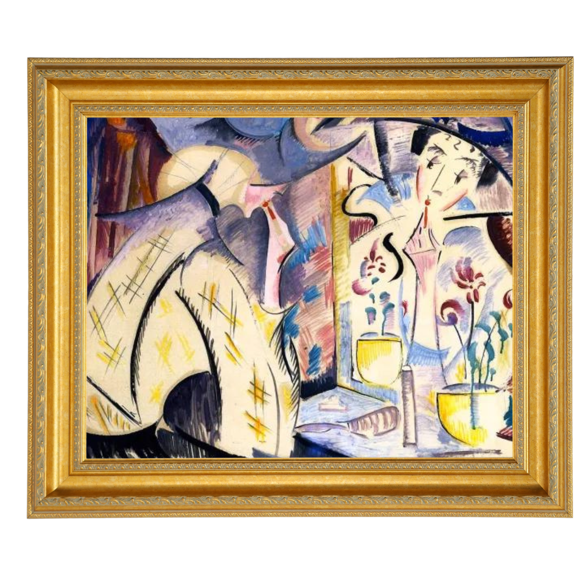 Woman at Her Dressing Table- Impressions d'Art Mural Vintage pour le Salon