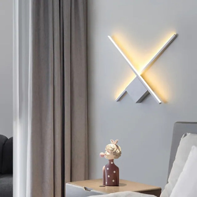 Edge Applique Murale LED créatives modernes en fer forgé pour chambre à coucher, salon