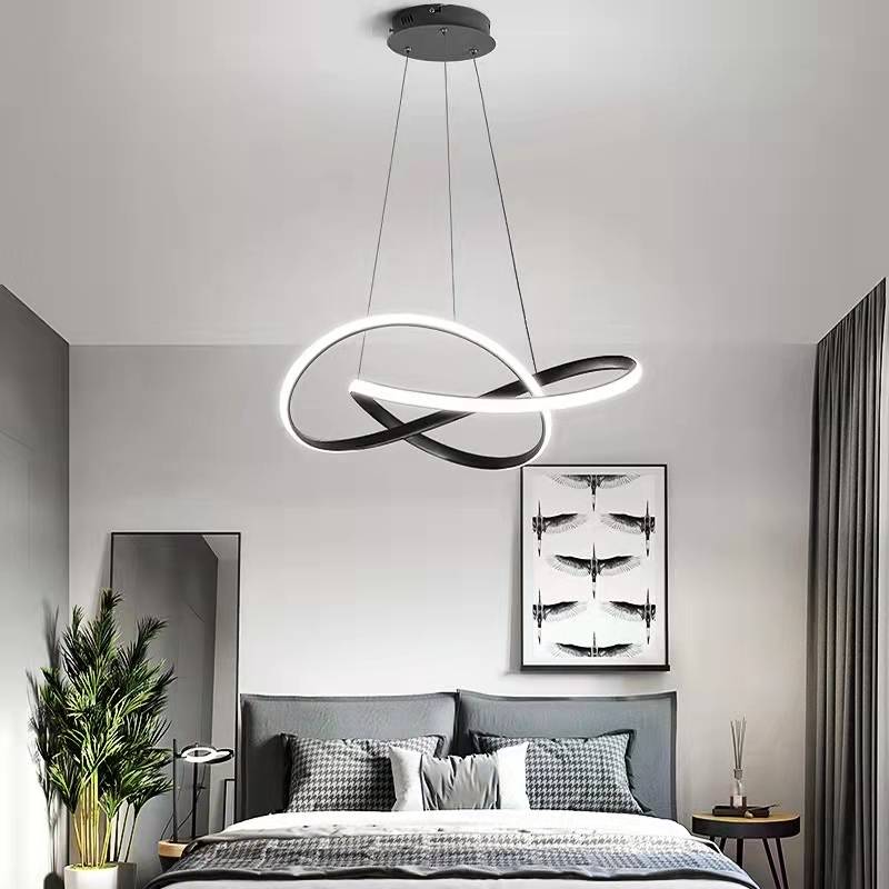 Louise Luminaires Suspension d'anneaux Contemporains Minimaliate, Métal