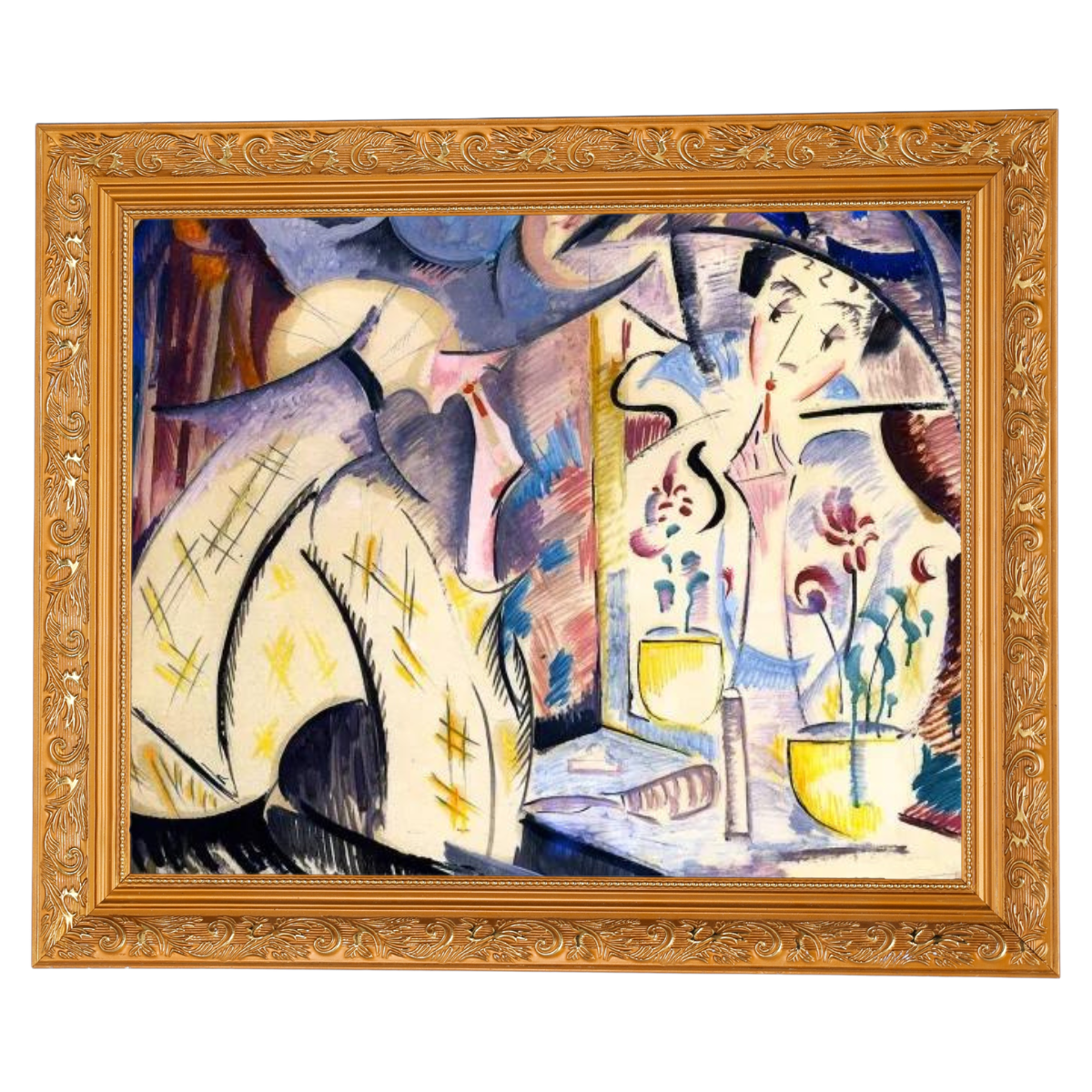 Woman at Her Dressing Table- Impressions d'Art Mural Vintage pour le Salon