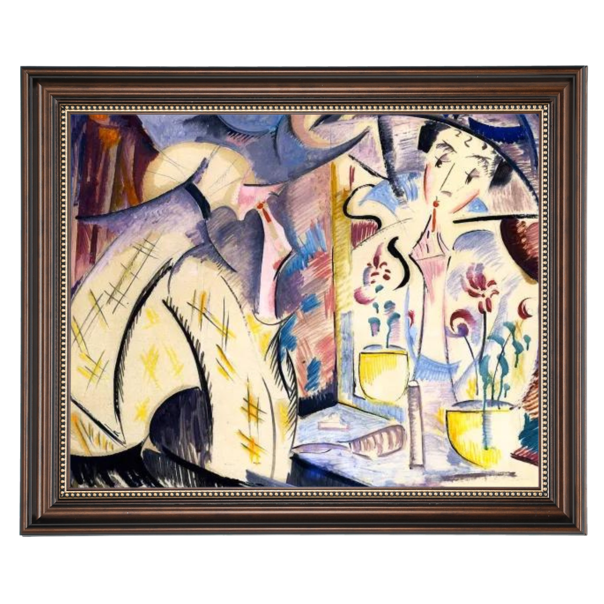 Woman at Her Dressing Table- Impressions d'Art Mural Vintage pour le Salon