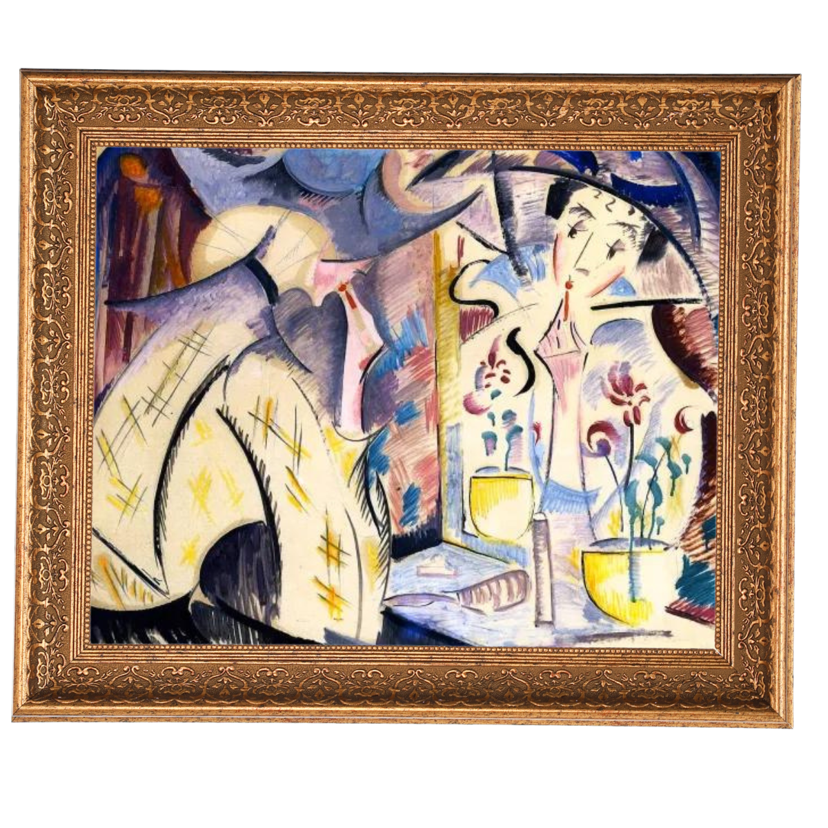 Woman at Her Dressing Table- Impressions d'Art Mural Vintage pour le Salon