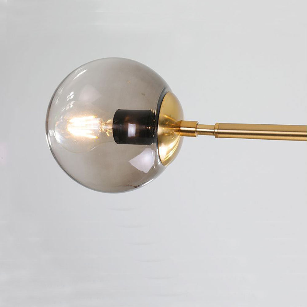 Valentina Moderne LED Suspension Globe Métal Verre Salon Cuisine