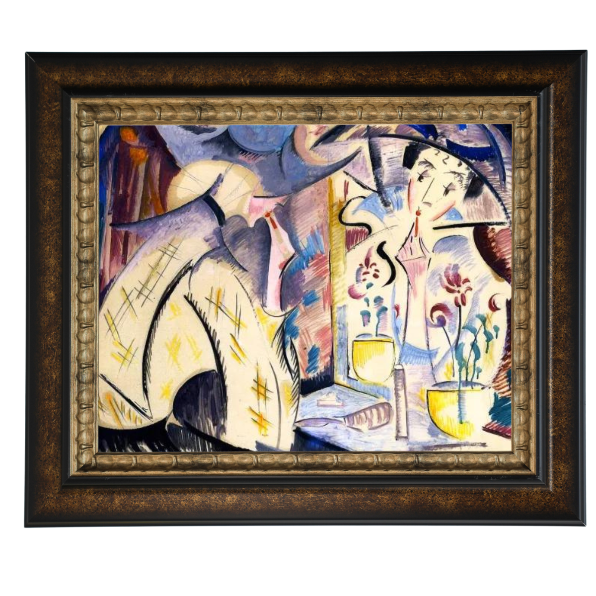 Woman at Her Dressing Table- Impressions d'Art Mural Vintage pour le Salon