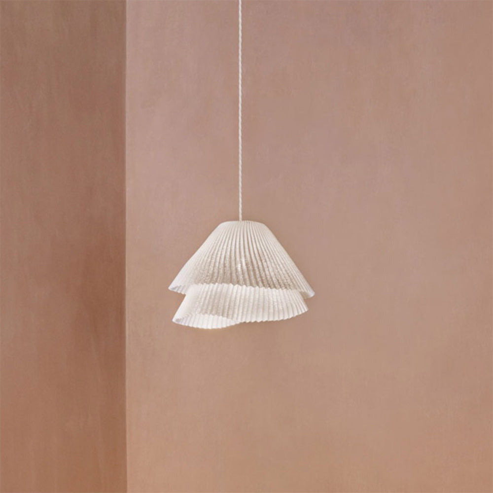 Renée Suspension Nuage Nordique, Metal/Tissu Artificiel, Blanc, Salon