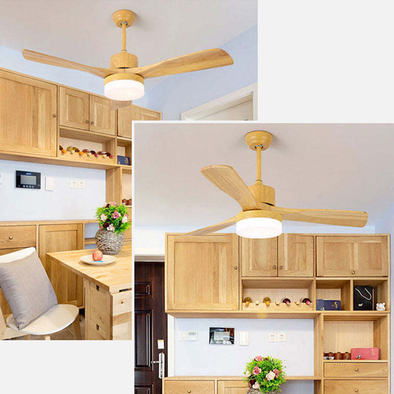 Nordic Ventilateur de plafond en bois LED