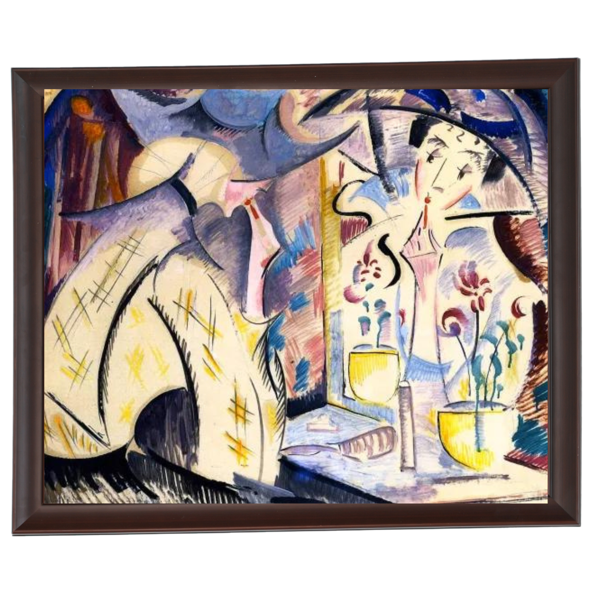 Woman at Her Dressing Table- Impressions d'Art Mural Vintage pour le Salon