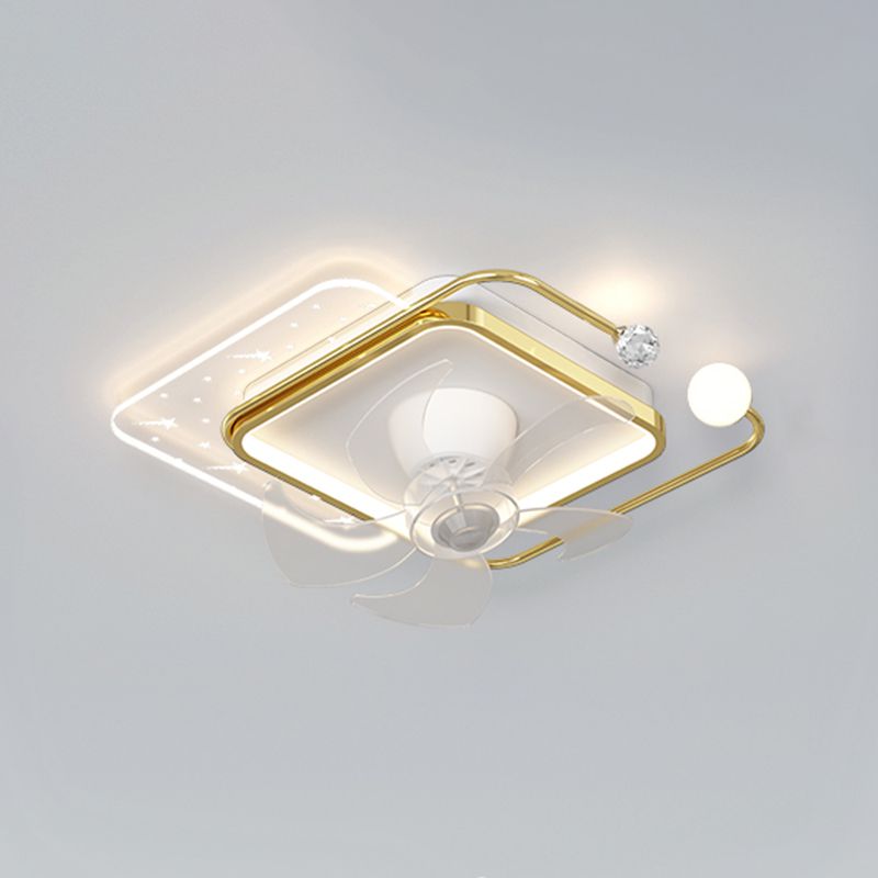 Madina Ventilateur de Plafond Étoilé Lumineux, 4 Styles,  50CM/100CM