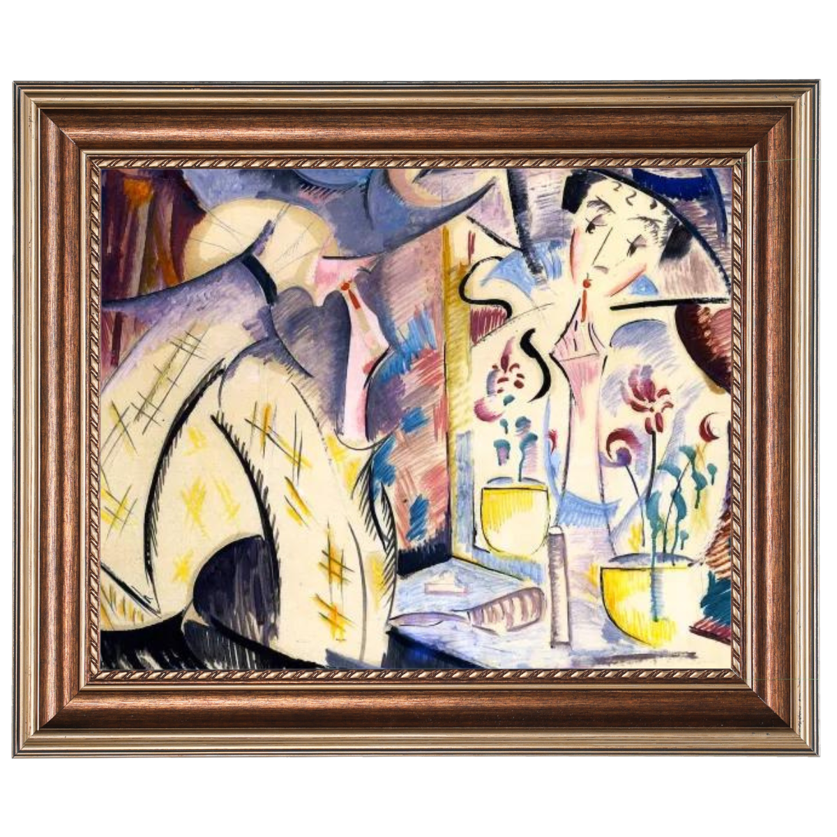 Woman at Her Dressing Table- Impressions d'Art Mural Vintage pour le Salon