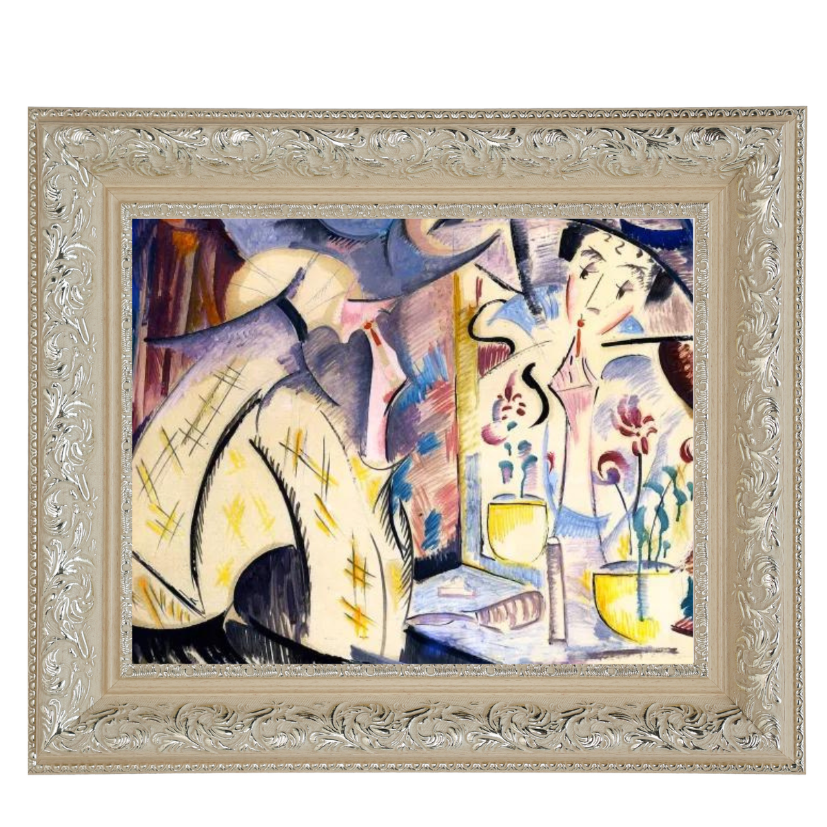 Woman at Her Dressing Table- Impressions d'Art Mural Vintage pour le Salon