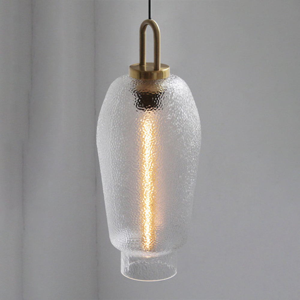 Hailie Design Luminaires Suspensions Métal Moderne LED Verre Or Salon/Chambre à Coucher