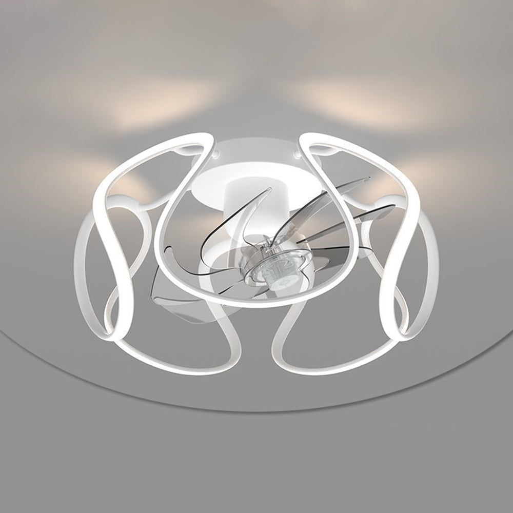 Lacey Ventilateur de Plafond LED Basique, 3 Couleurs, D 50CM