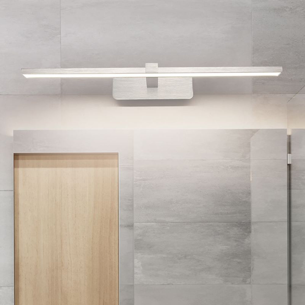 Leigh Simple LED Applique Murale Linéaire Moderne Métal/Acrylique Argent Salle de Bain