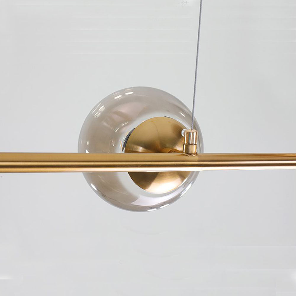 Valentina Moderne LED Suspension Globe Métal Verre Salon Cuisine