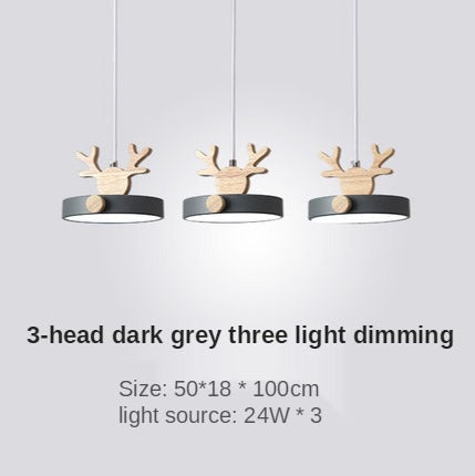 Morandi Suspension LED en bois moderne