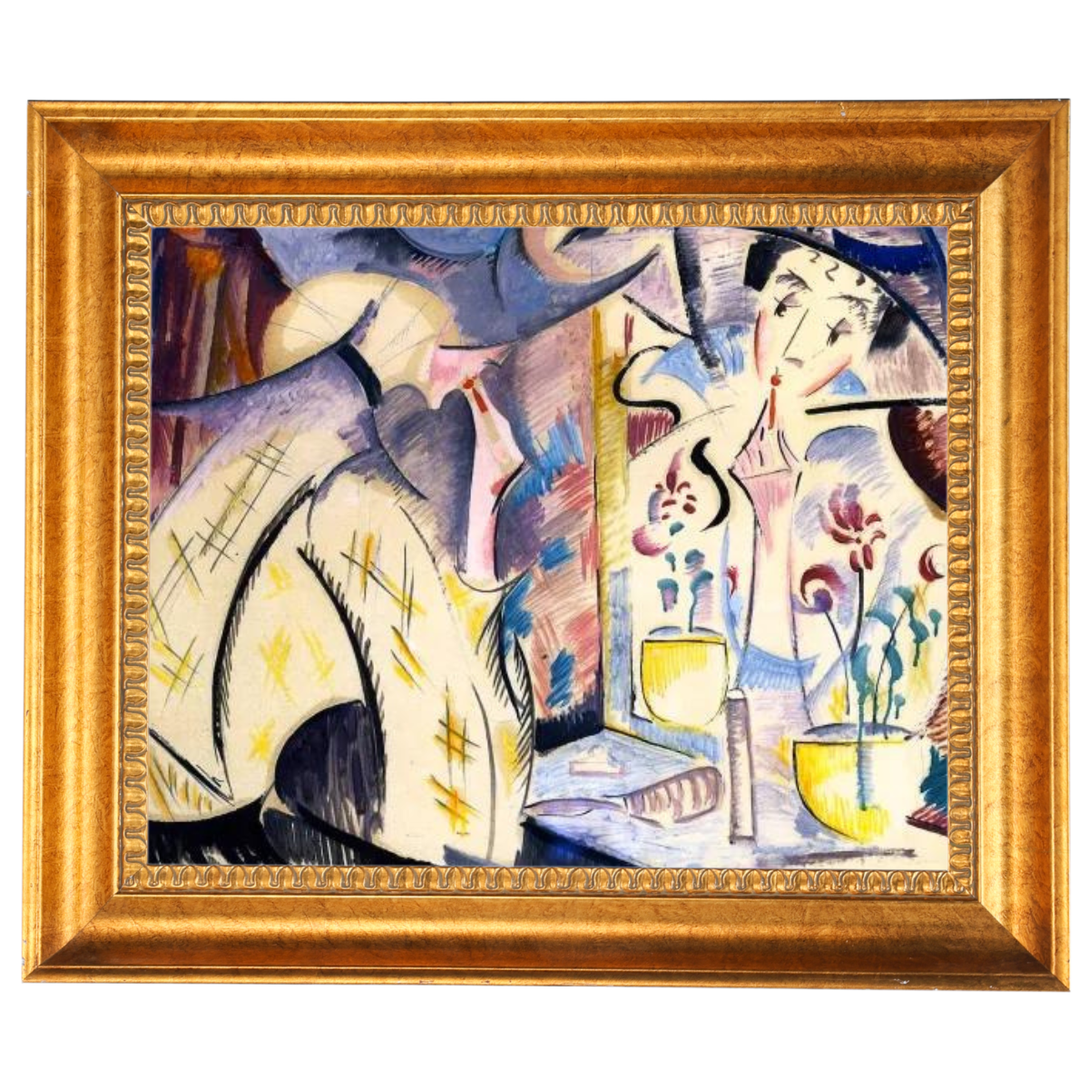 Woman at Her Dressing Table- Impressions d'Art Mural Vintage pour le Salon