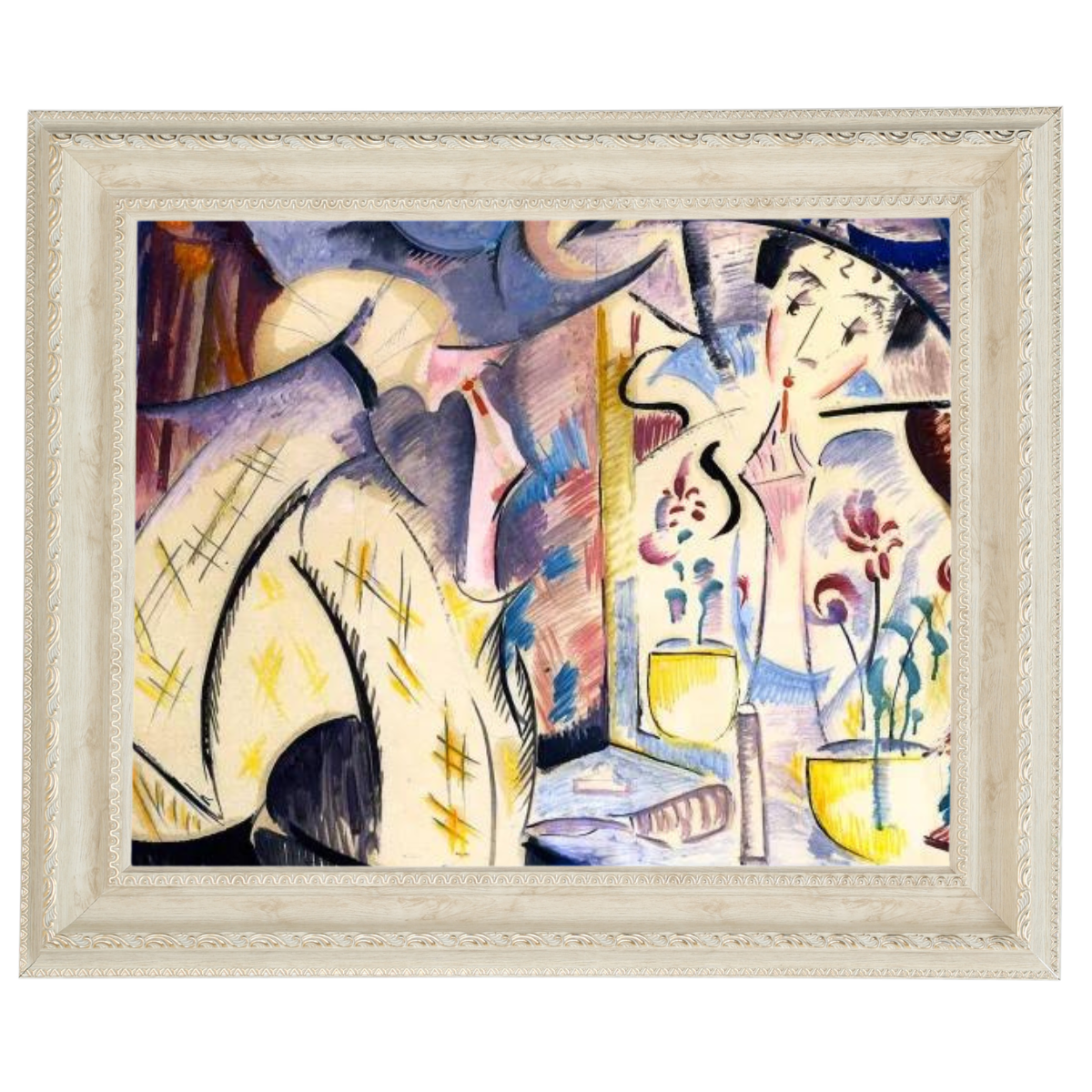 Woman at Her Dressing Table- Impressions d'Art Mural Vintage pour le Salon