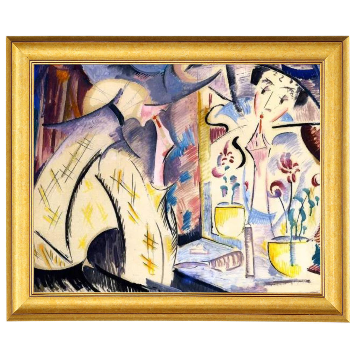 Woman at Her Dressing Table- Impressions d'Art Mural Vintage pour le Salon